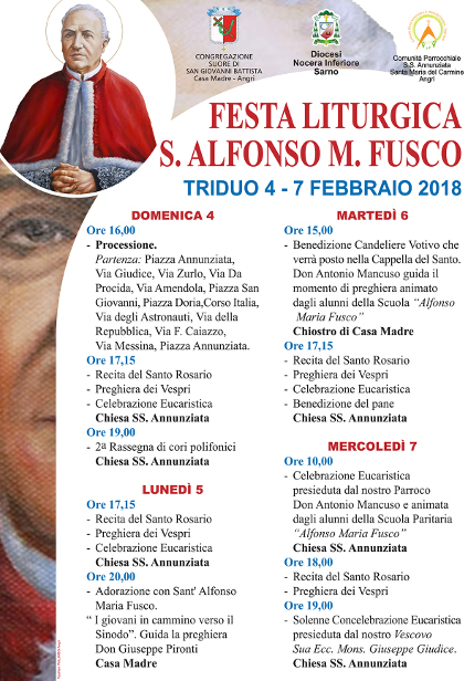 Festa liturgica Sant'Alfonso Maria Fusco
